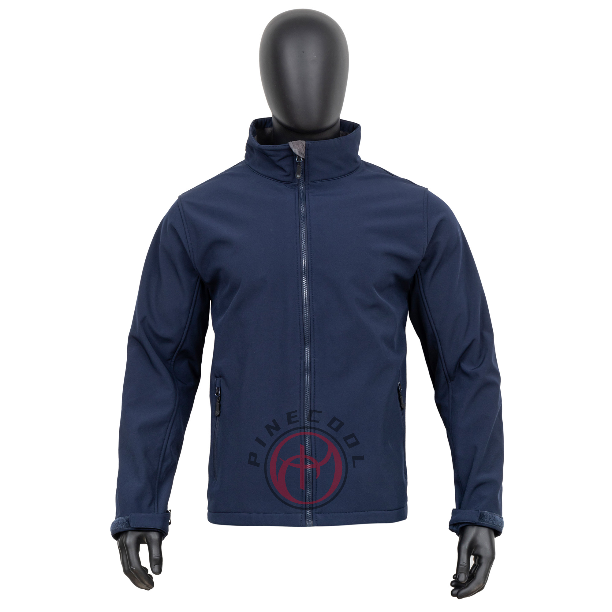 Stand Collar Men's Softshell Jacket