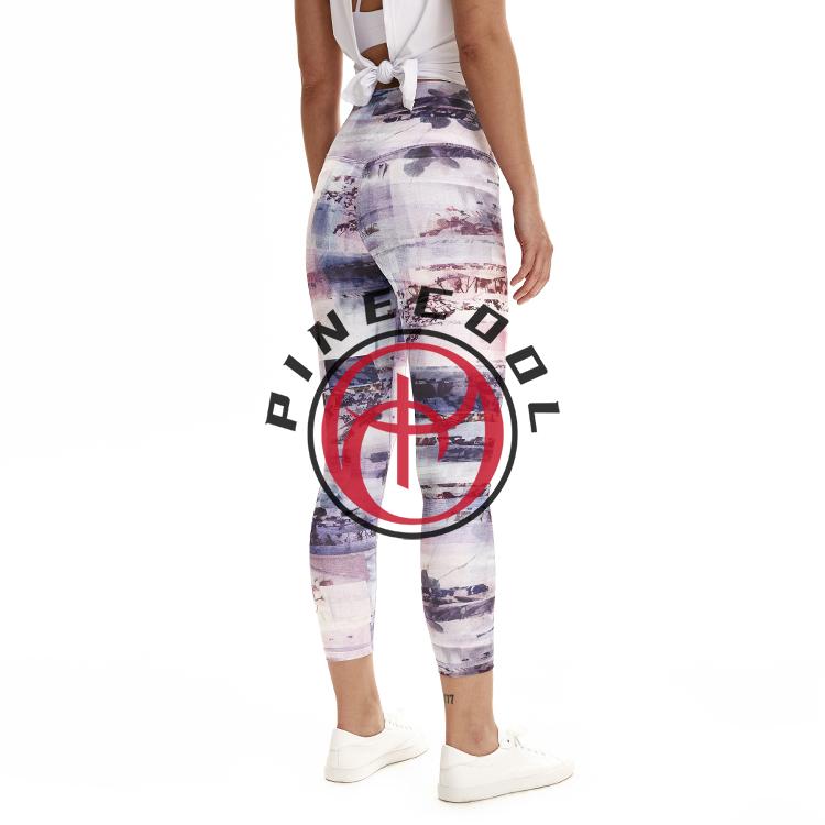 Printed Legging for Running and Fitness